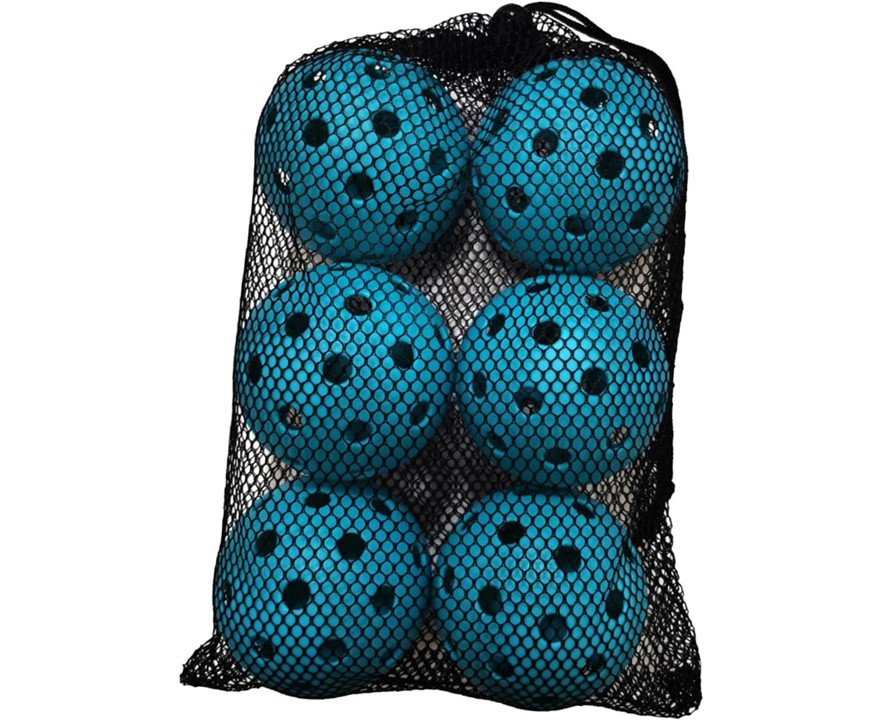 Oshhni 6X Pickleball Balls, Official Size Ball, Portable Hollow Ball, 40 Holes Pickle Balls for Outdoor Courts Practice