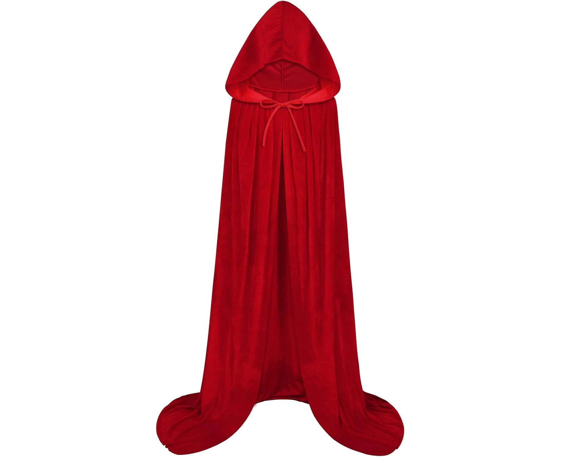 Hooded Cloak Velvet Cape with Hood Halloween Capes Women Witch Costume Vampire Cloak Wizard Robe Men Cosplay Costume