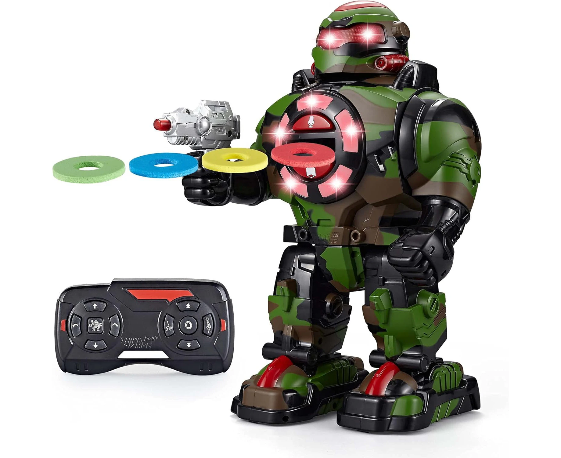 Think Gizmos RoboShooter Remote Control Robot - Spare Foam Disks Only (Pack of 16)