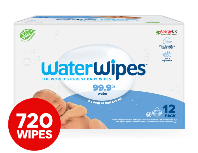 WaterWipes Biodegradable Baby Wipes 720pk