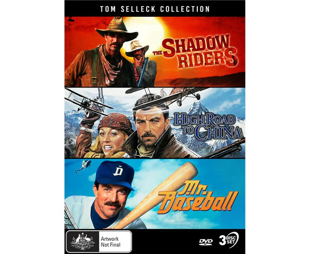 Tom Selleck Collection: The Shadow Riders / High Road to China / Mr. Baseball  [DVD REGION:1 USA] Australia - Import, NTSC USA import