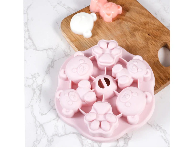 Silicone Baby Food Freezer Tray Cake Mould Pudding Mould with Lid