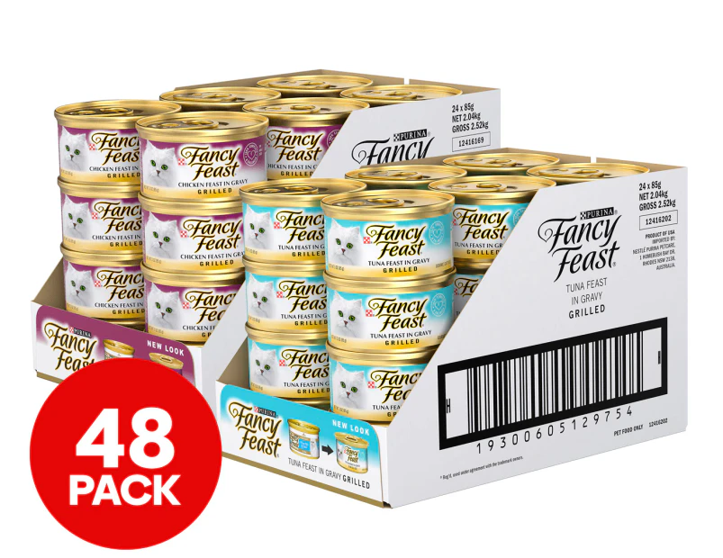 Fancy Feast Flavour Pack Grilled Chicken & Tuna in Gravy