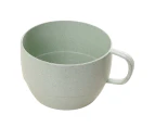 Wheat Straw Living Room Tea Water Cup Student Coffee Milk Mug with Handle Green