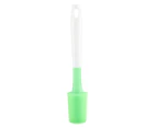 Silicone Cup Brush Kitchen Bottle Glass Cup Thermoses Coffee Mugs Cleaning Brush,Green