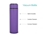 Stainless Steel Vacuum Thermos Cup Coffee Water Bottle Car Office Travel Insulated Cup Purple