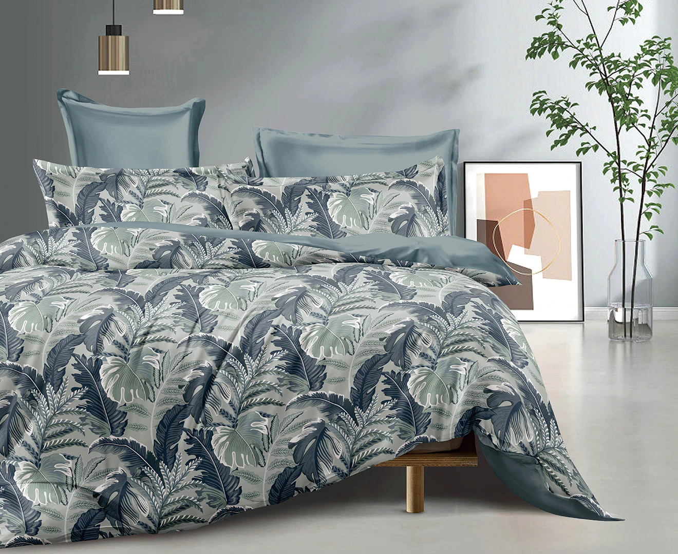 CleverPolly Laura Microfibre Quilt Cover Set - Multi