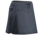 DECATHLON QUECHUA Fresh Women's Hiking Skort - NH100 - Carbon Grey, 8554686