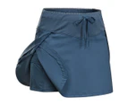 DECATHLON QUECHUA Fresh Women's Hiking Skort - NH100 - Carbon Grey, 8554686