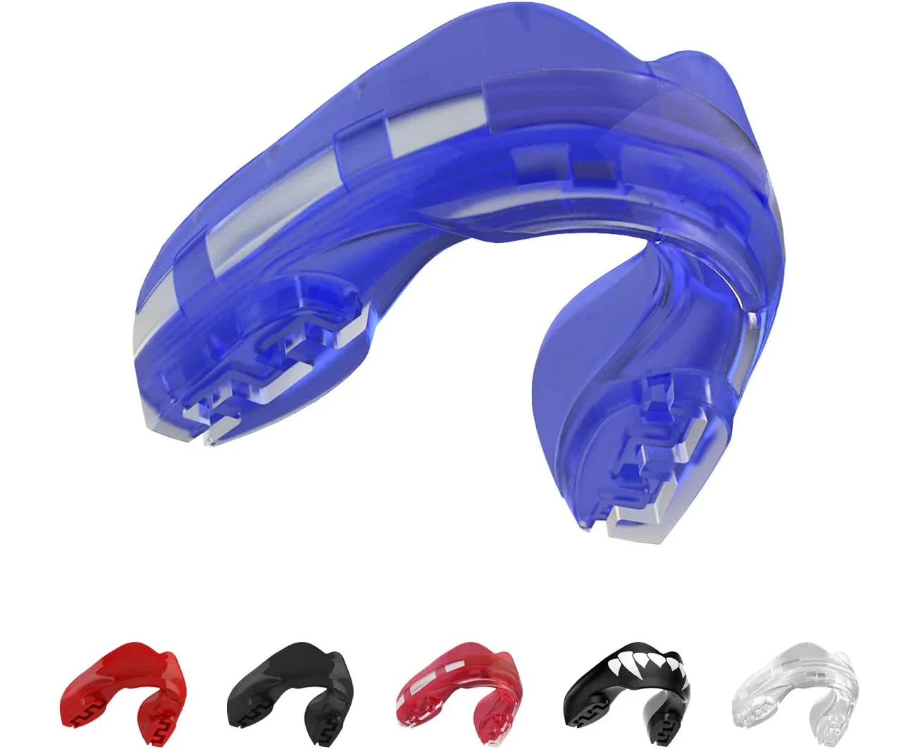 SAFEJAWZ Ortho Series Sports Mouth Guard for Braces (Ice Blue)