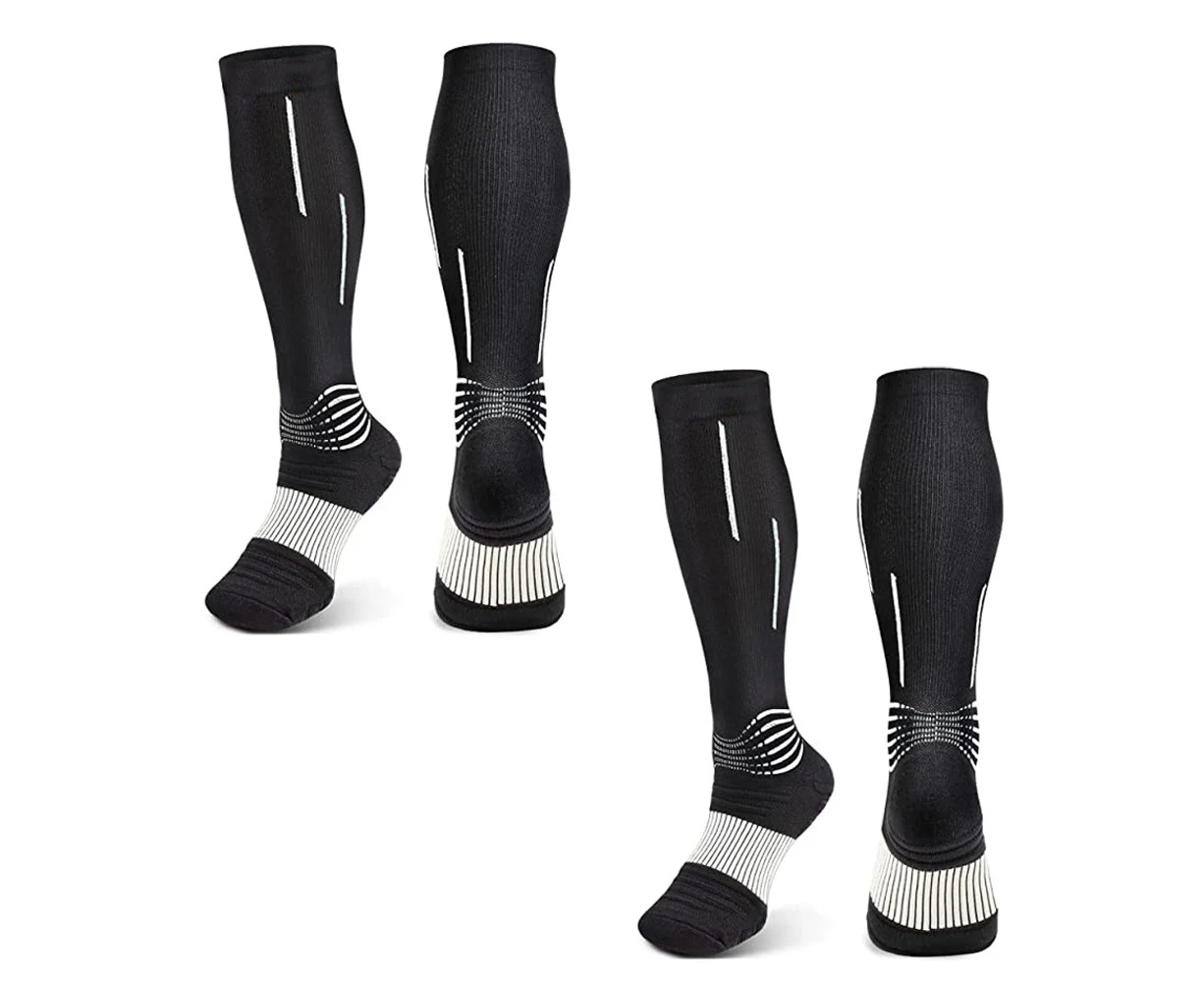 Compression socks, medical sports leg socks for injury recovery and pain relief, sports protection