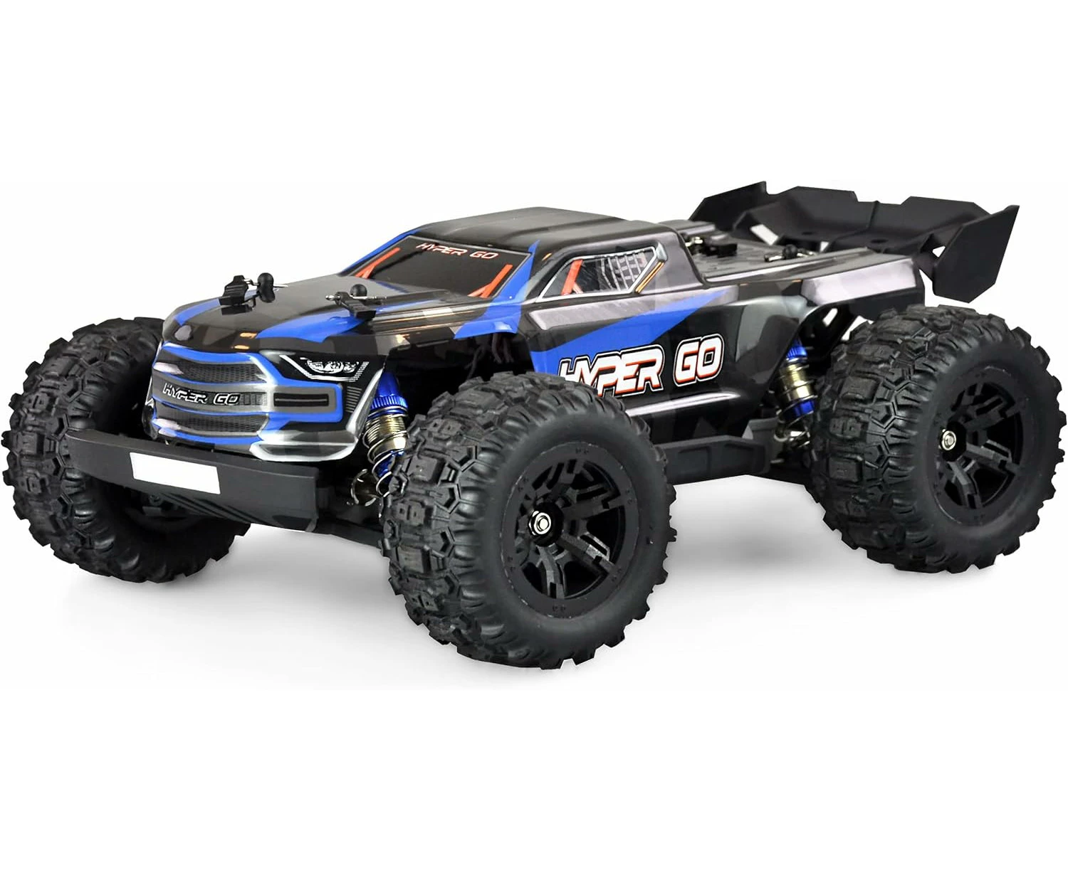 Amewi 22603 Hyper Go monster truck Remote Controlled truggy, Blue, 1:17 -Realistic Vehicle toy with fine details - Perfect Gift for Toy for Kids