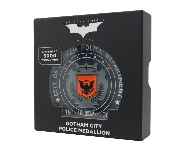 DC The Dark Knight Limited Edition Gotham City Police Badge Medallion