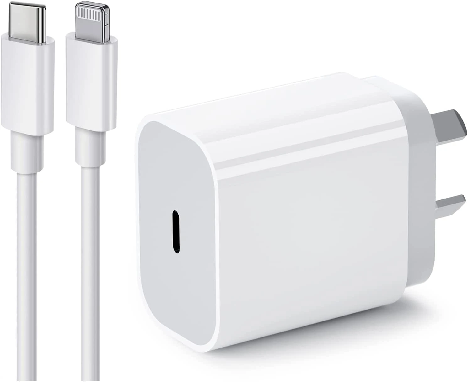 iPhone Charger, 20W USB C Charger with USB C to Lightning Cable, Apple iPhone Charger with iPhone Charger Cable, Portable Charger for iPhone 14/13/ 12/11/