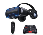 Vr Headset 3d Video And Gaming Virtual Reality Headset With Remote & Game Pad