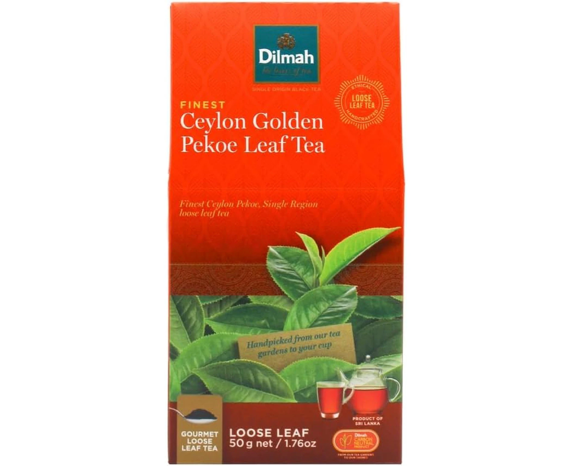 Dilmah Ceylon Golden Pekoe Leaf Black Tea 50 g