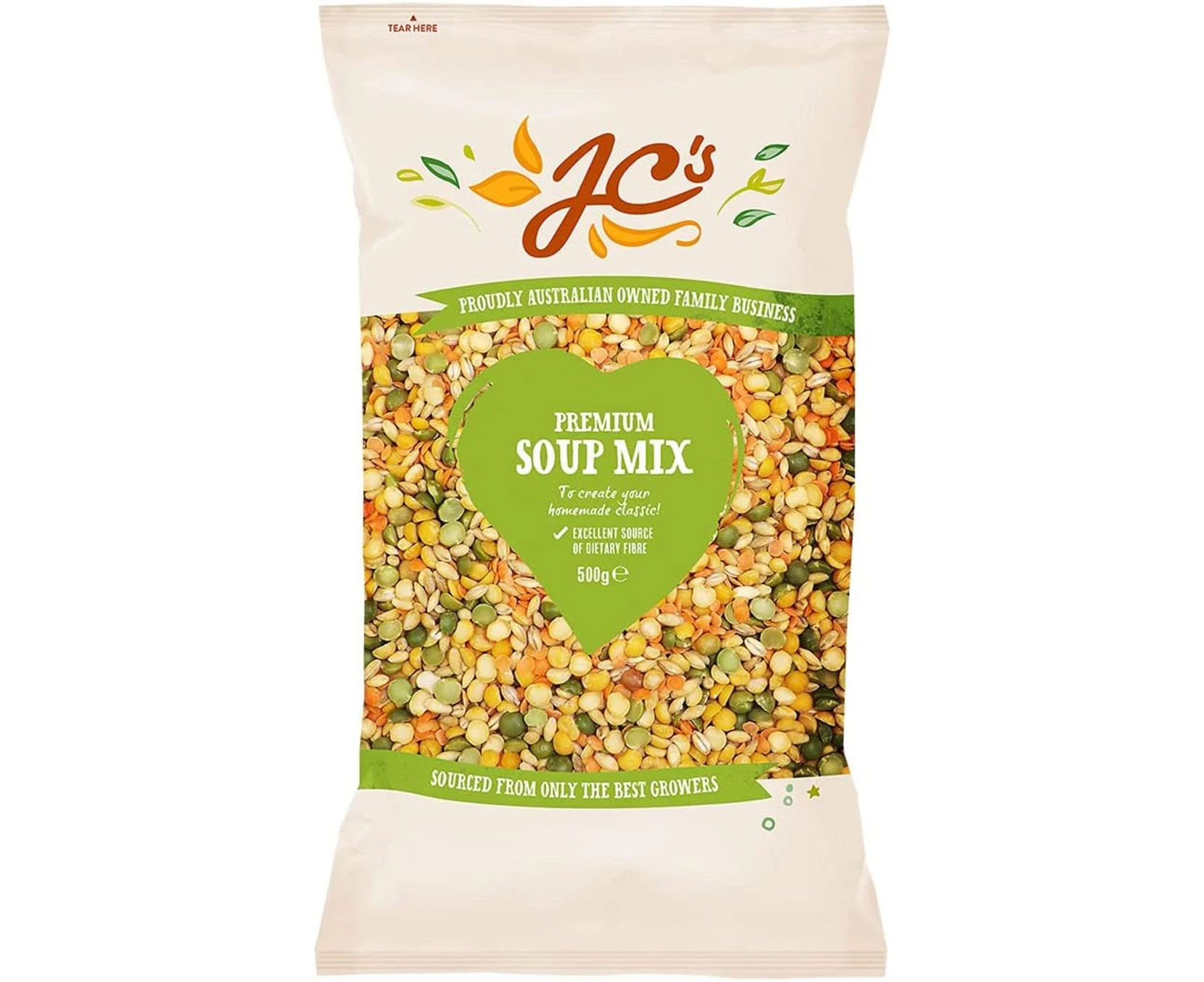 J.C.'S QUALITY FOODS Premium Soup Mix, 500 g