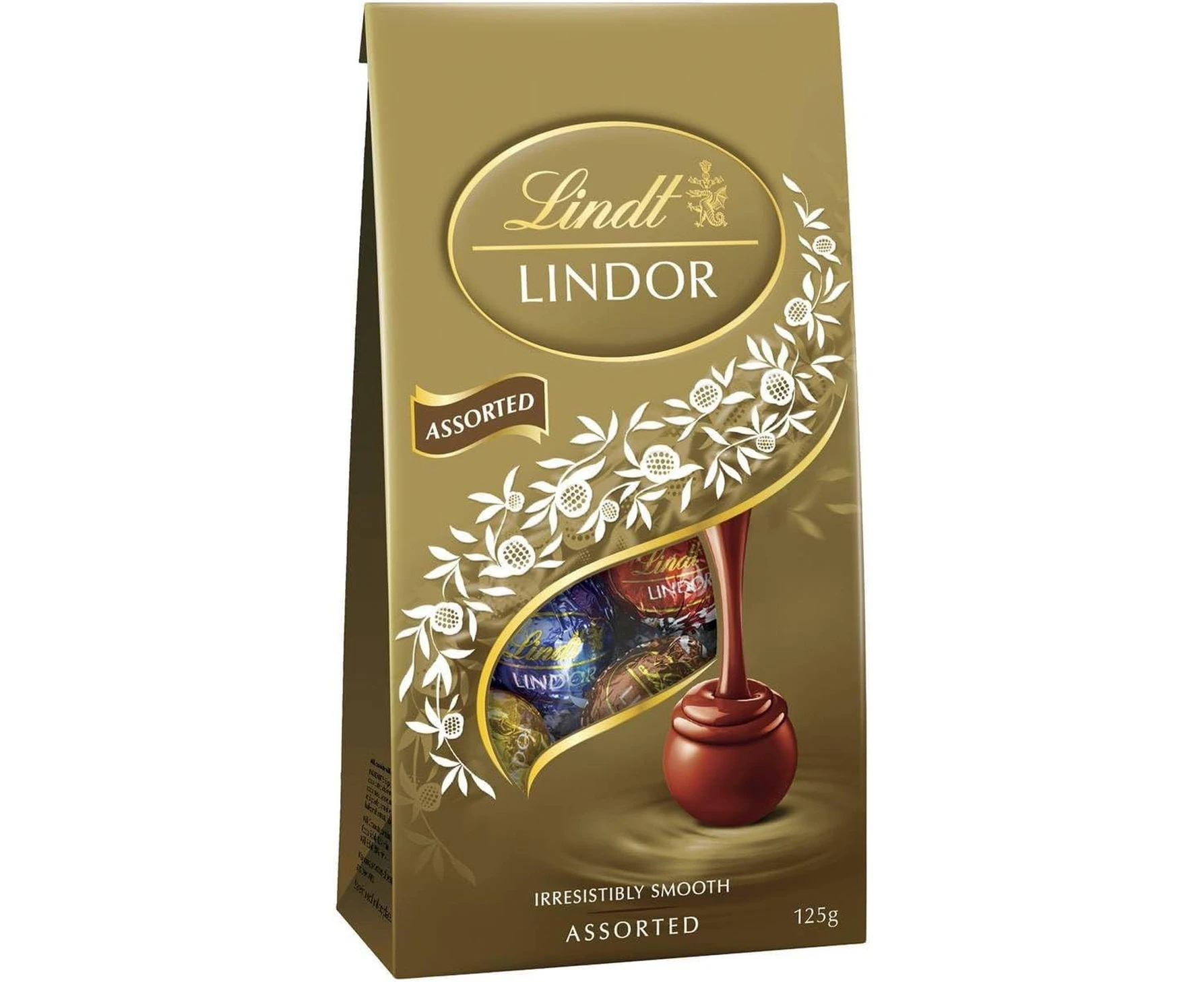 Lindt Lindor Chocolate Sharing Bag Assorted 125 g