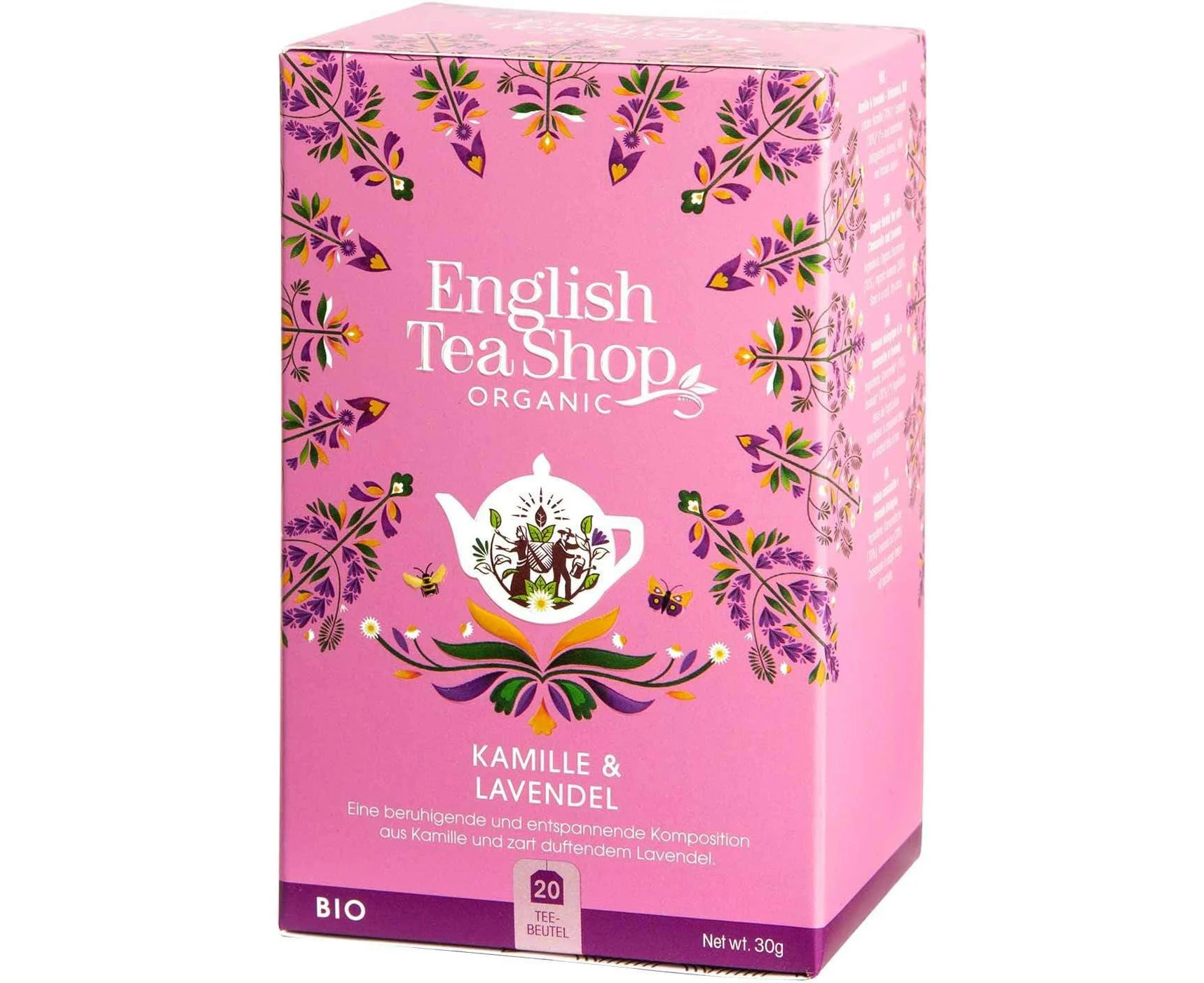 English Tea Shop Chamomile Lavender, 20 Teabags