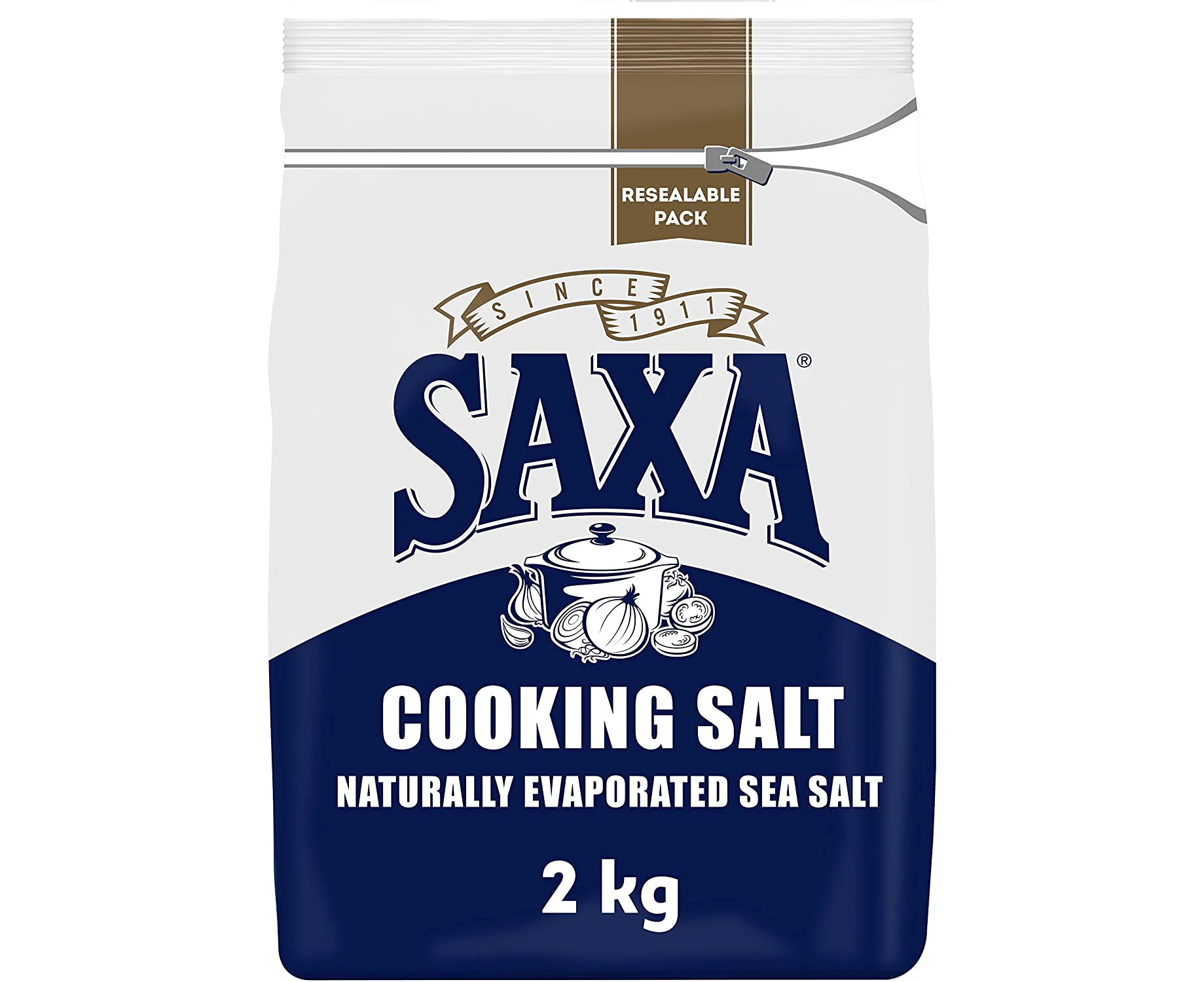 Saxa Cooking Salt Bag Catering Bulk Flavour for Cooking Saxa Seasoning Saxa Spice All Purpose Seasoning 2kg