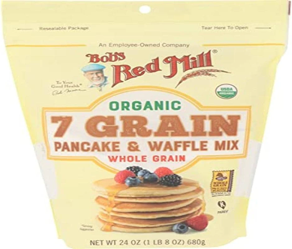 Bob's Red Mill Organic 7 Grain Pancake and Waffle Mix, 680g