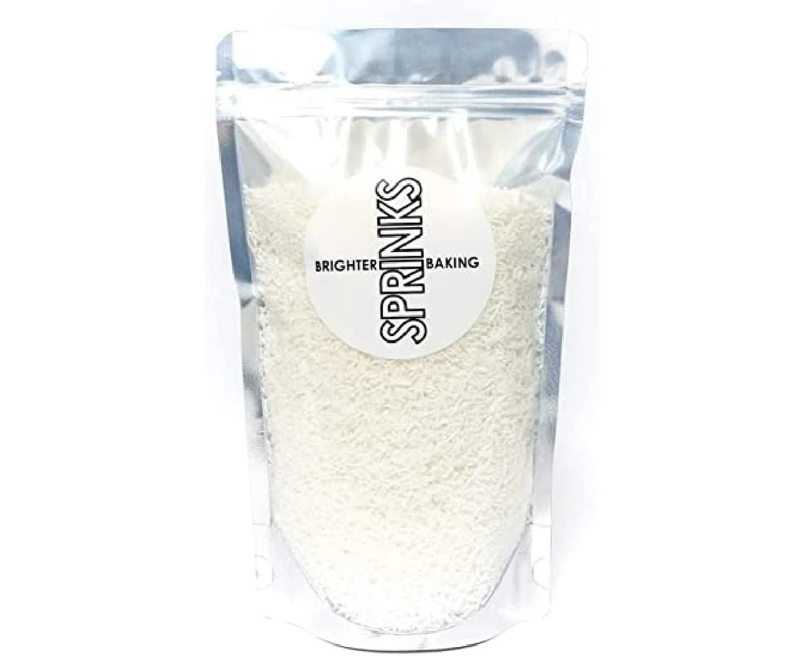 Sprinks Jimmies Sprinkles 500 g, 1 mm Size, White