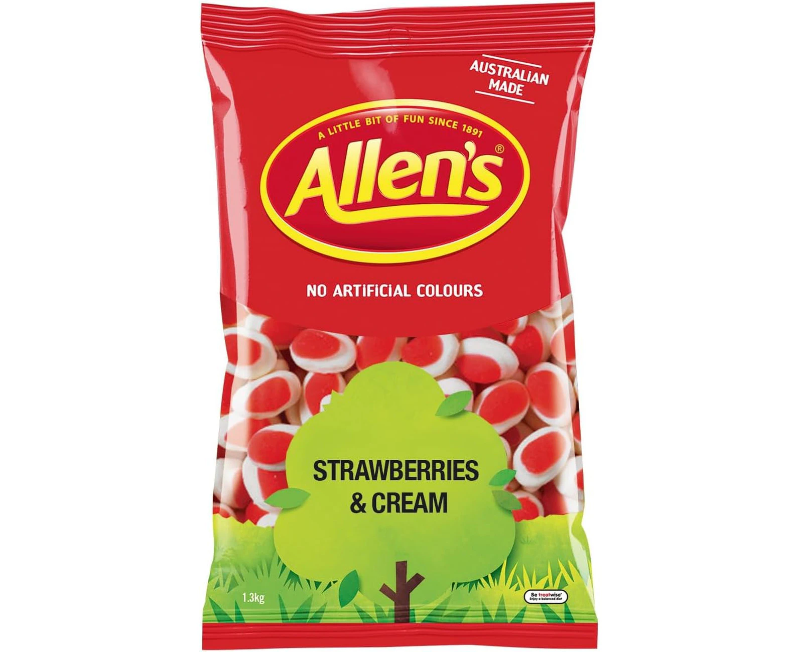 Allen's Strawberries and Cream Lollies 1.3 kg