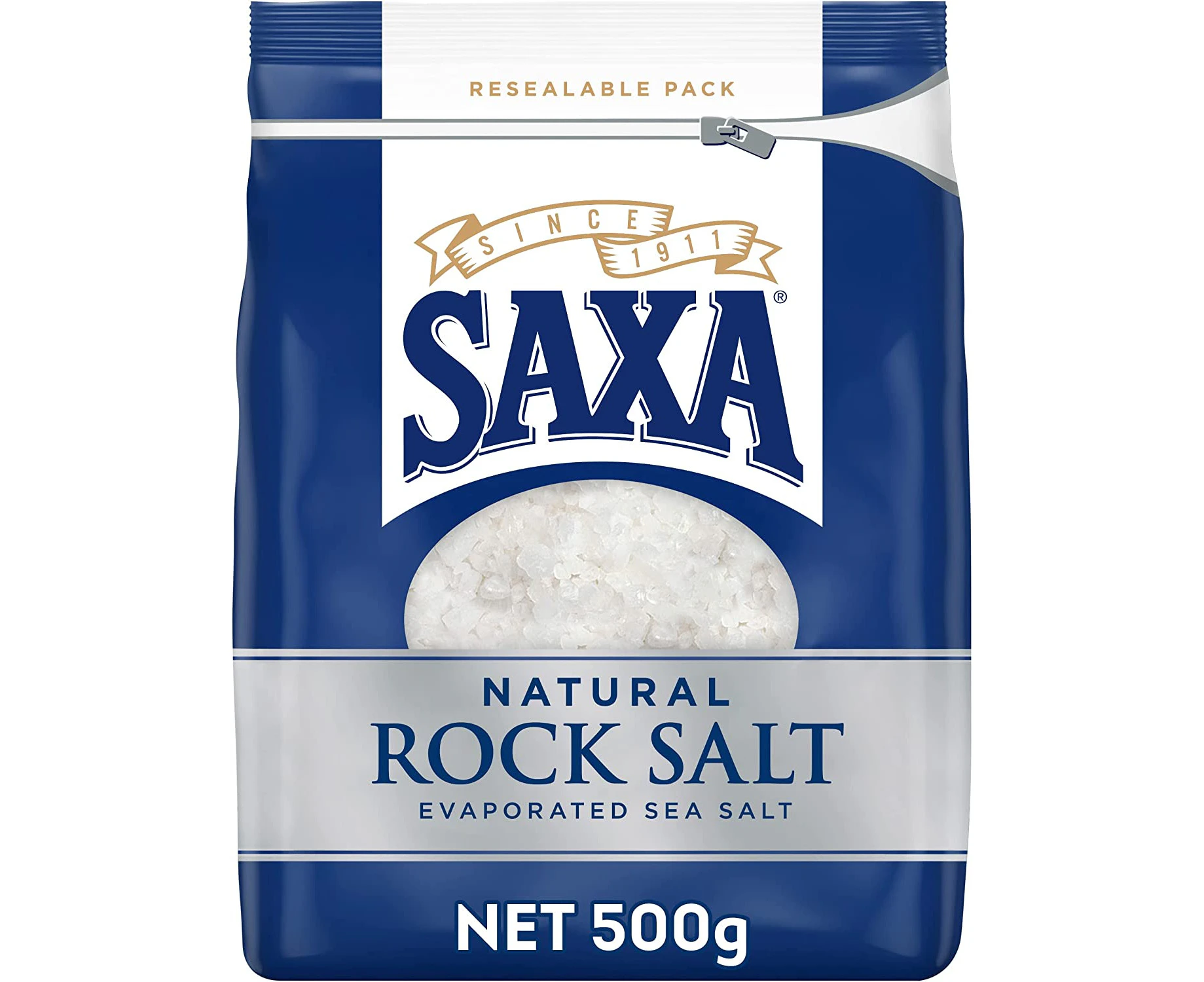 Saxa Natural Rock Salt Bag Flavour for Cooking Saxa Seasoning Saxa Spice All Purpose Seasoning 500g