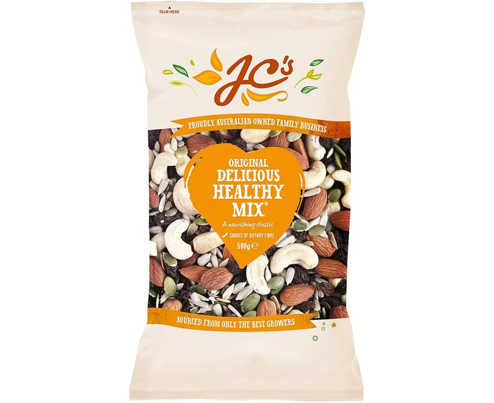 J.C.'S QUALITY FOODS Delicious Healthy Mix, 500 g