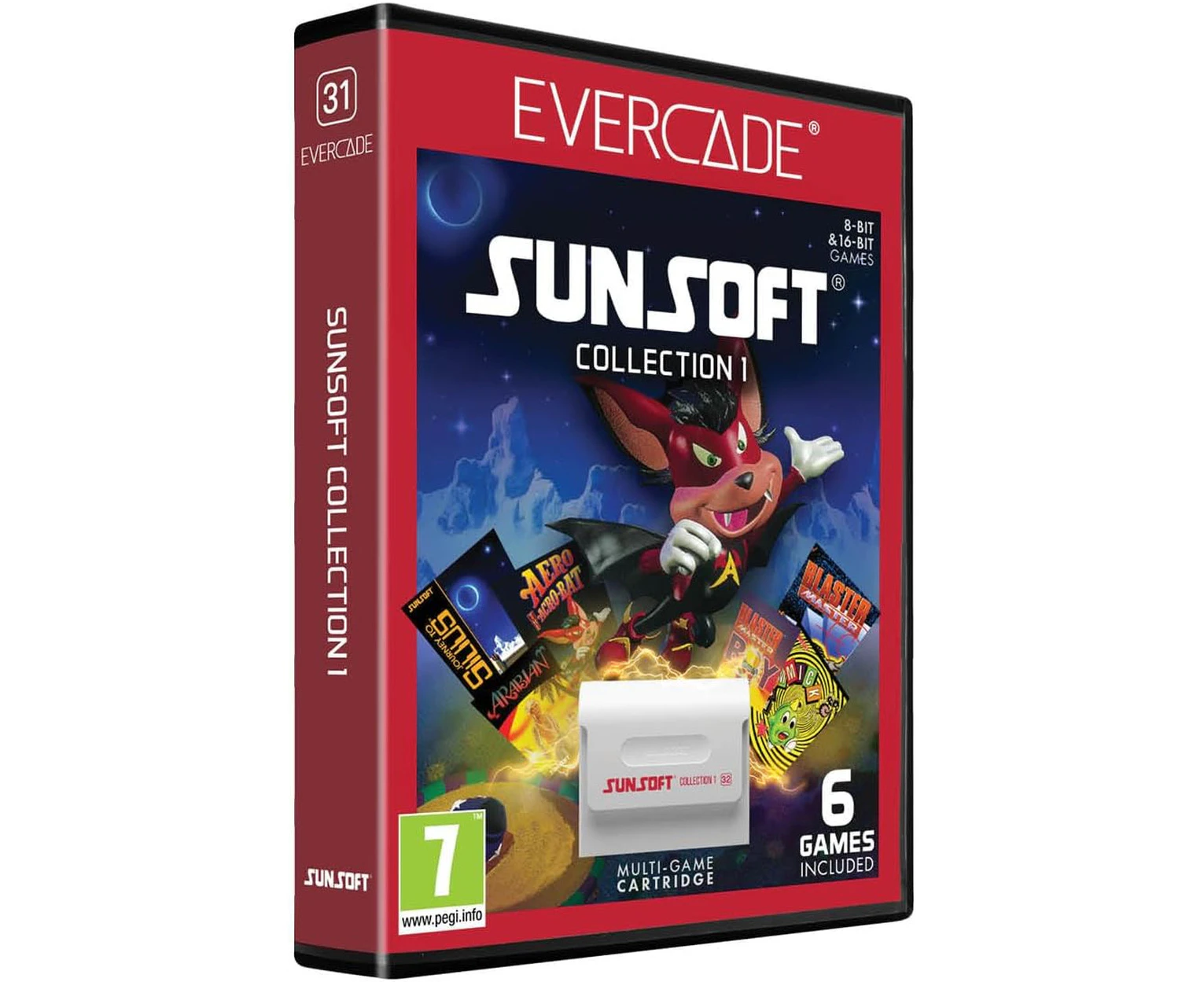 Evercade Sunsoft Collection Cartridge 1