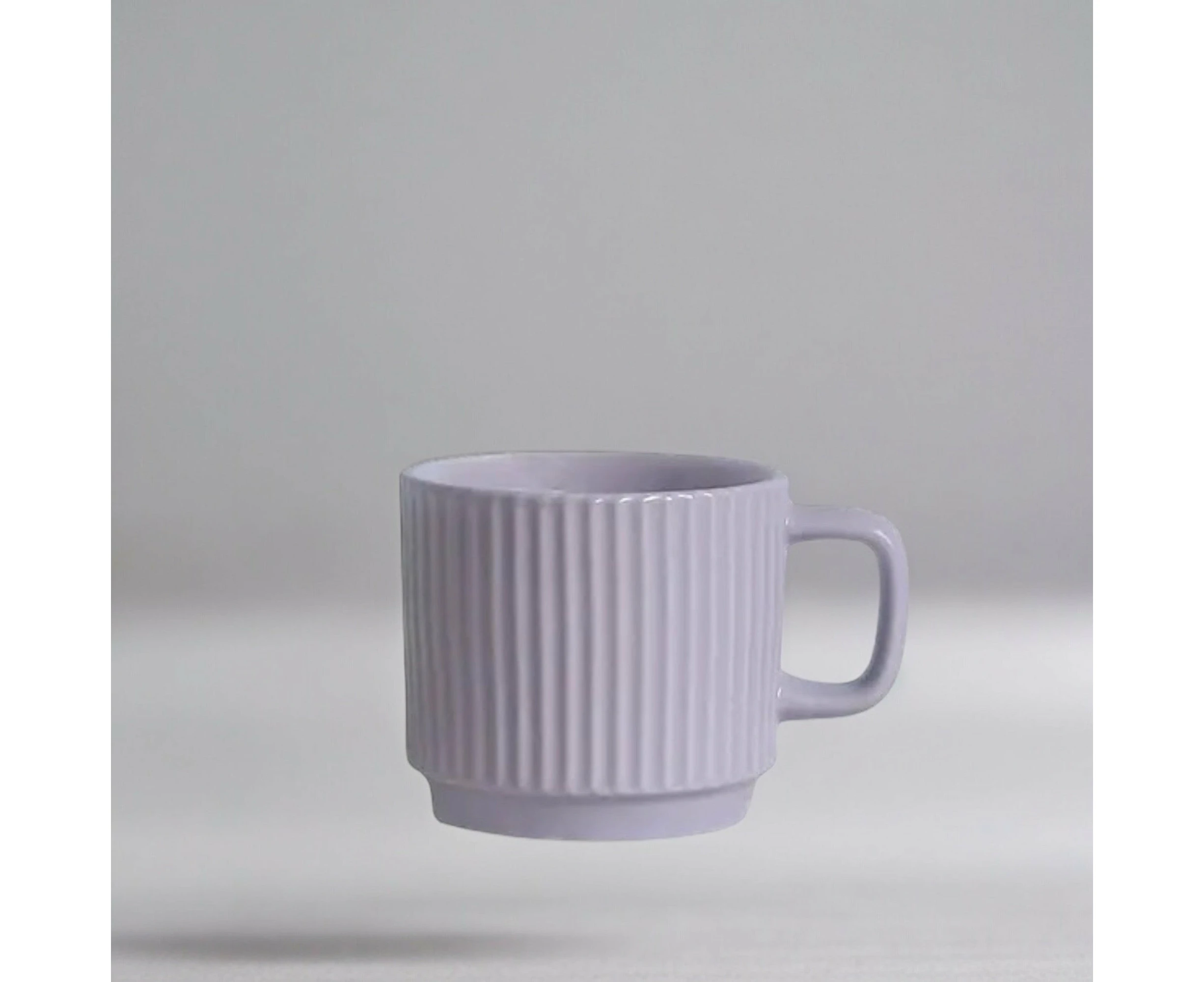 Linje Ceramic Mug Purple