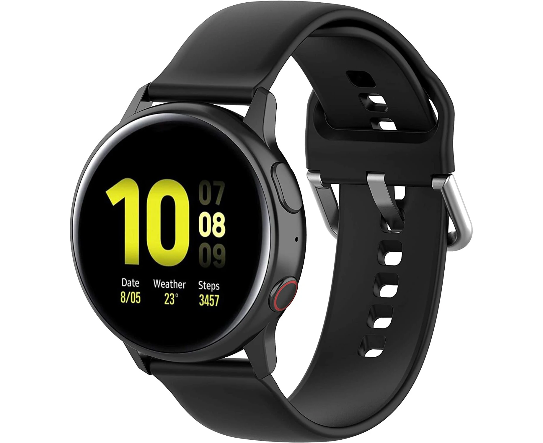 T Tersely Soft Silicone Band for Samsung Galaxy Watch 7/Active 2 (40mm/44mm),Watch FE,20mm Replacement Sports Strap for Samsung Galaxy Watch 5 Pro/Watch 6/