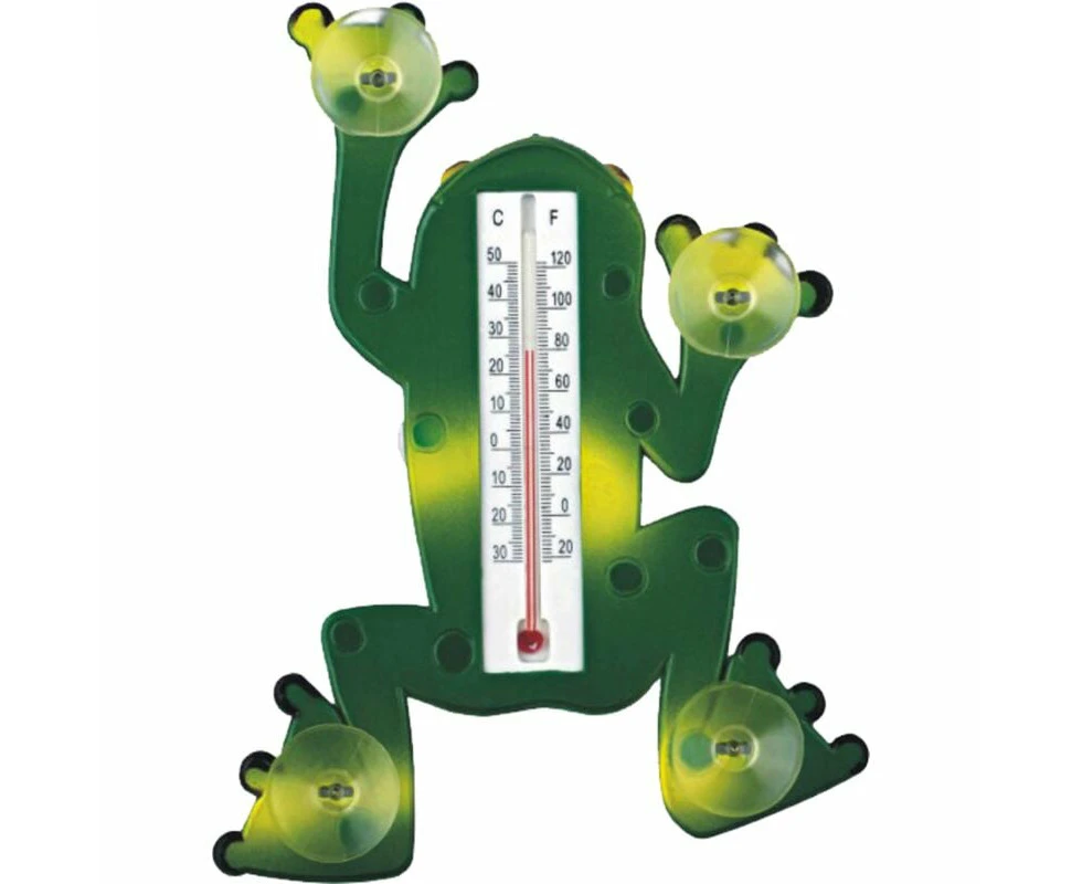 Cartoon Frog Suction Cup Thermometer Indoor And Outdoor Thermometer 9Kppwb7Cyo