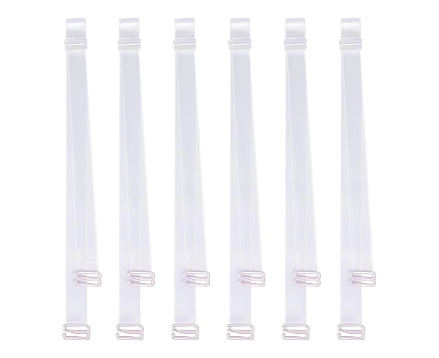 Clear Bra Straps, 3-Pairs Invisible Non-Slip Adjustable Bra Straps for Strapless Bra