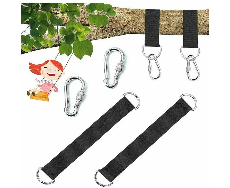 2 Pieces Tree Swing Strap Hammock Strap Hammock Attachment Tree Swing Attachment Swing Hammock Straps Swing Straps for Outdoor Hammocks for Hammock, Swing