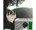 Swing Attachment, Heavy Duty Hanging Swing Strap with D-Ring Maximum Load 500kg for Camping, Hammock and Garden Swing,