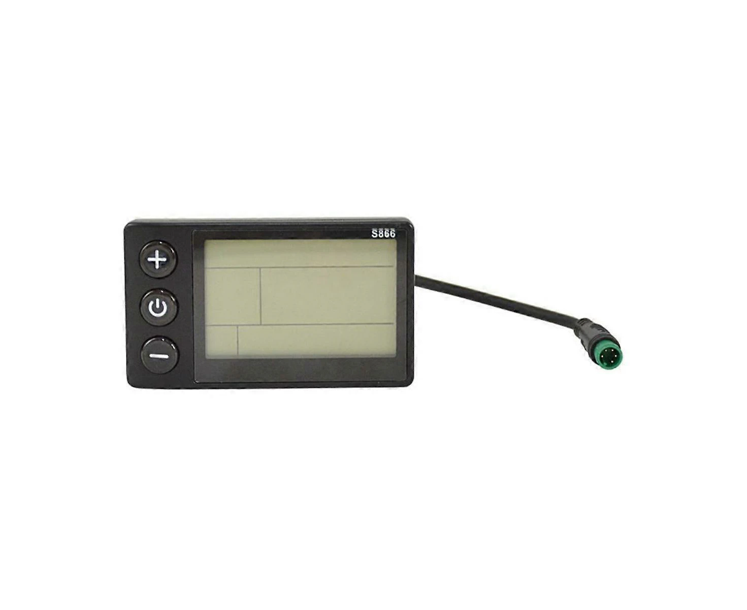 S866 Electric Bike LCD Display E-Bike Electric Scooter Display Meter Control Panel with Waterproof