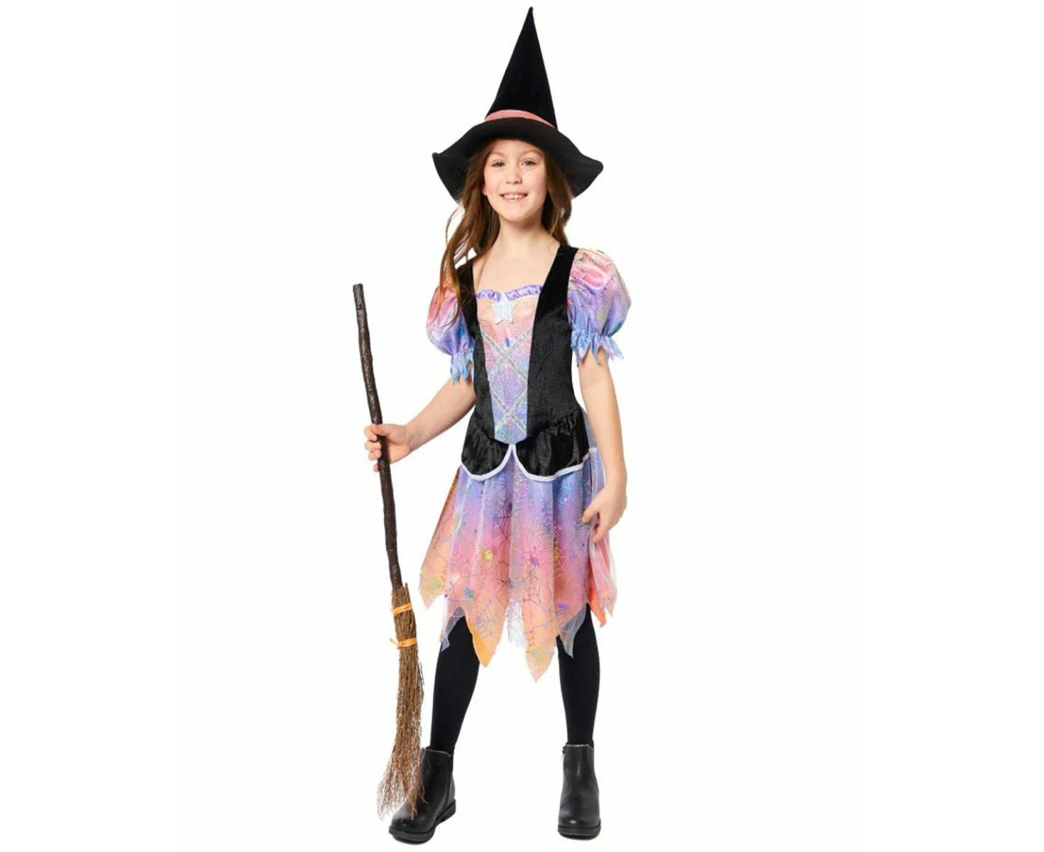 Ombre Witch Girls Dress Costume