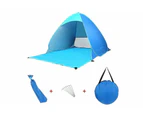 Portable Auto Pop-Up Beach and Camping Tent - Green