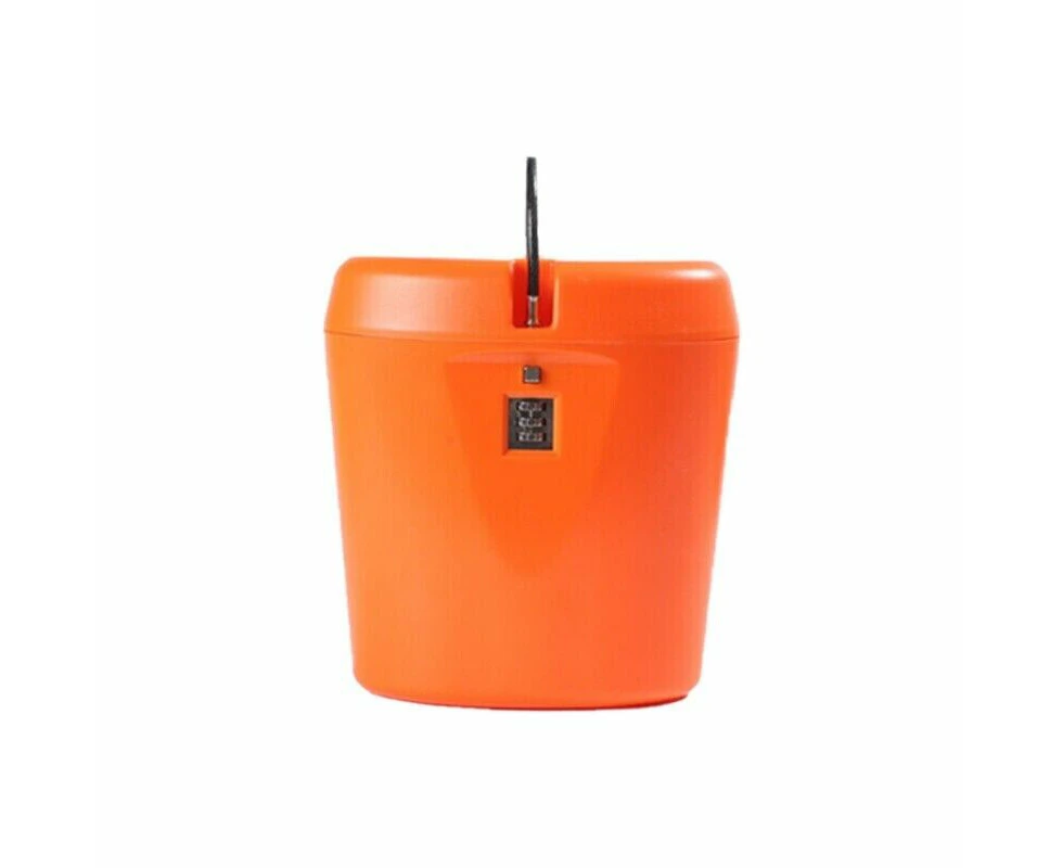 Portable Safe Box Storage Cabinet Combination Lock Lockable Safe Case Box Orange