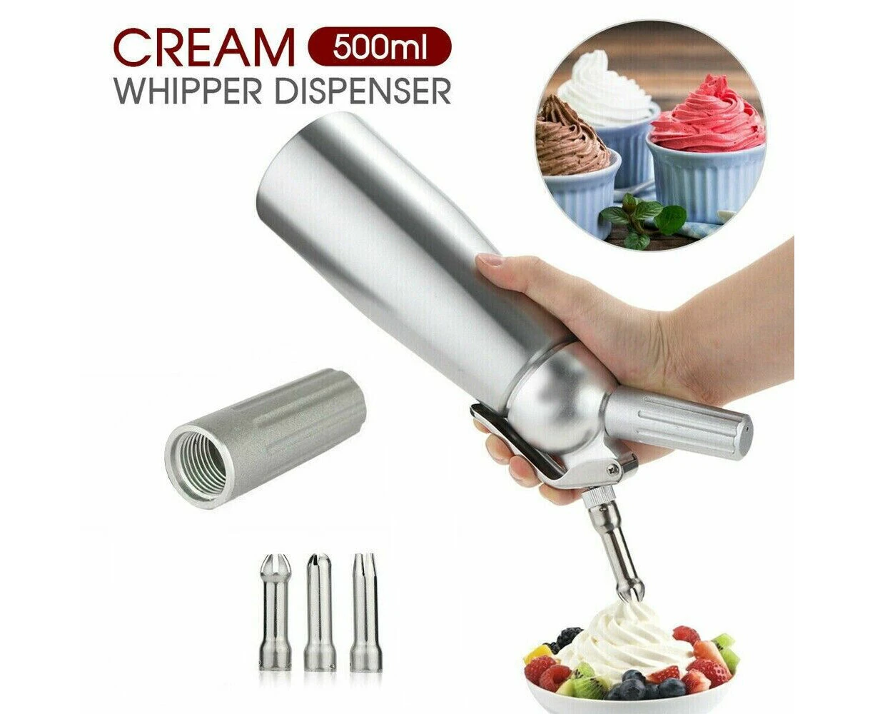 Cream Whipper Whip Coffee Dessert Butter Dispenser Chargers Foam Whipped 500ml