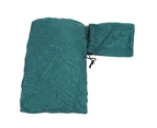 Rewera Portable Camping Travel Single Hammock Hanging Bed With Tree Strap (Dark Green)