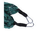 Rewera Portable Camping Travel Single Hammock Hanging Bed With Tree Strap (Dark Green)