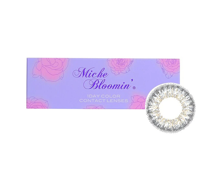 Miche Bloomin' Quarter Veil 1 Day Color Contact Lenses (106 Shell Moon)   3.00 10pcs