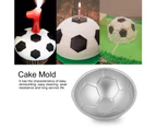 Large 3D Football Ball Birthday Cake Baking Mould Pan Diy Non-Stick Bakeware Tool