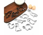 Baking pan cookie cutter 10-piece set, animal baking tool, cake and cookie molds