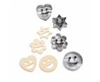 Baking pan Baking pan with creative smiley cookie cutters, cookie molds fruit and vegetable baking tool set