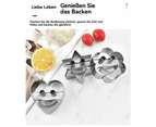 Baking pan Baking pan with creative smiley cookie cutters, cookie molds fruit and vegetable baking tool set