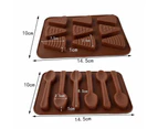 Baking pan number decoration chocolate, candy, cookie and cake baking pan, ice cube baking pan