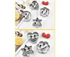 Baking pan Baking pan with creative smiley cookie cutters, cookie molds fruit and vegetable baking tool set